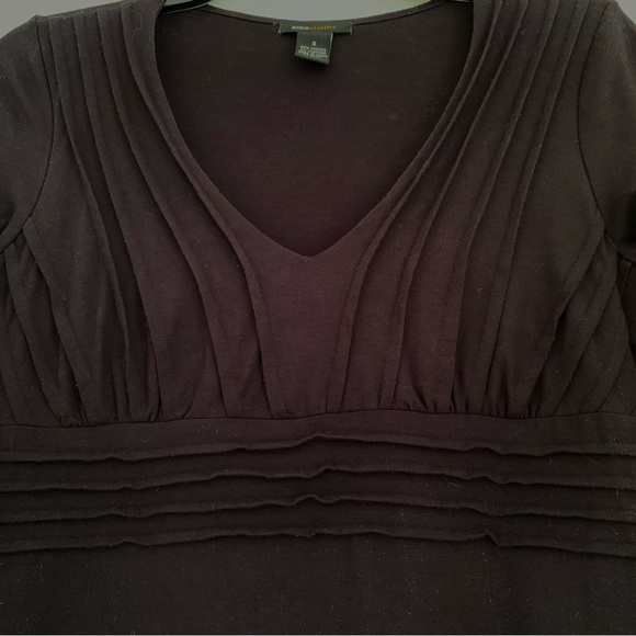 BCBG Long 3/4 length sleeve fit and flare top - Picture 2 of 4